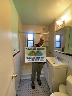 Christian is another Bathroom Pros NYC HAPPY Customer