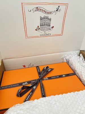 Special delivery packaging - coveted orange box