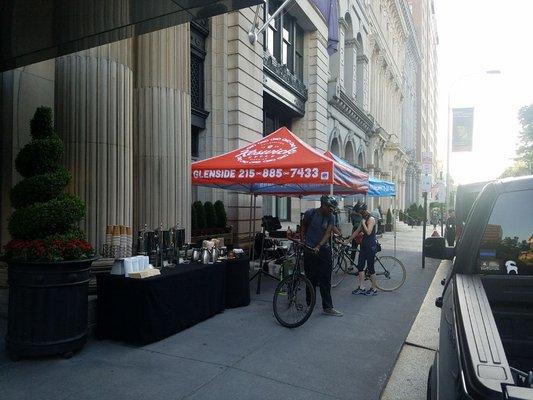 Hotel Monaco bike check 2017