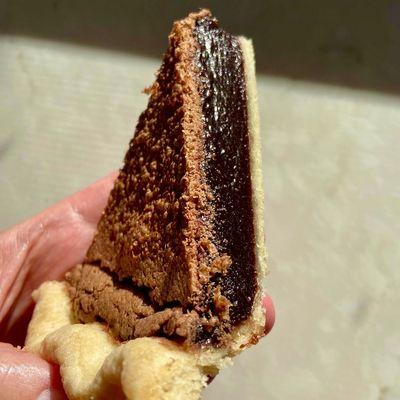 Sea Salt Chocolate Chess Pie