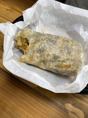 Carne asada burrito I believe