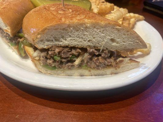 Philly cheesesteak