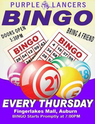 BIngo every Thursday !!