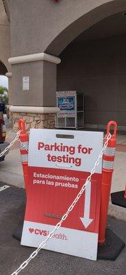 Designated testing parking