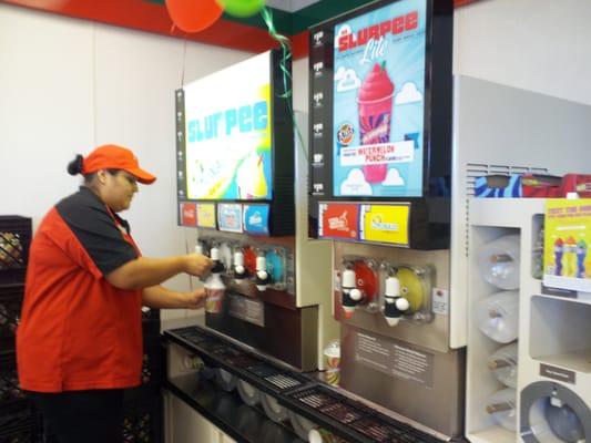 Free small slurpee day on 7/11/14.