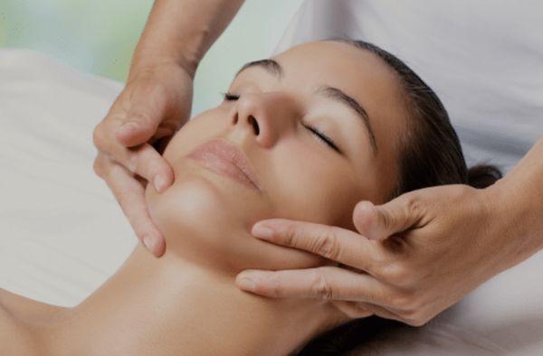 Lymphatic massage after chin Lipo