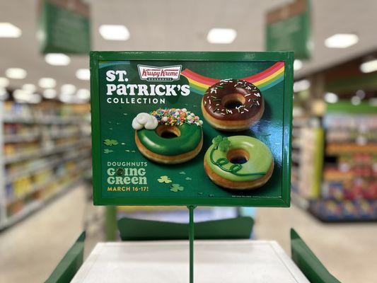 St. Patrick's Collection Promotion.