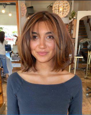 Full Color Copper with Balayages