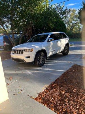 My jeep that Zach got fixed up!