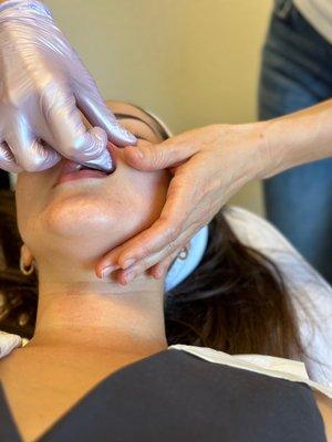 Buccal massage