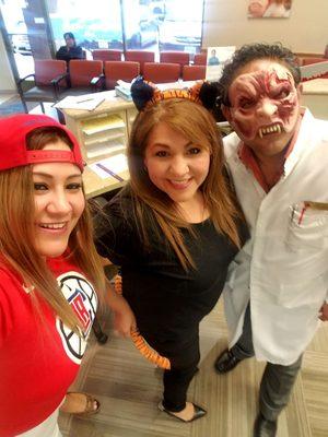 Halloween 2017 with Dr.Shafa ,Martha  Heidy and me ...Happy Halloween!!