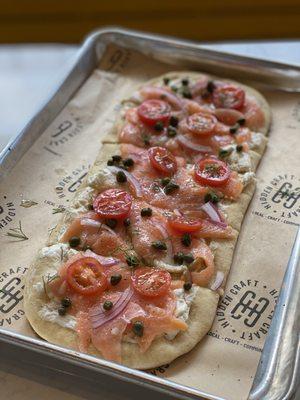 Bagel Lox Flatbread