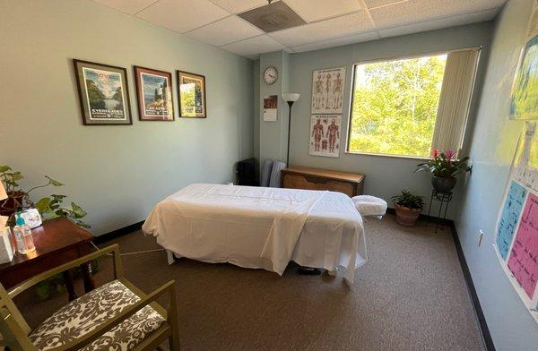 We call this treatment room "East" because it represents National Parks in the East of the country.