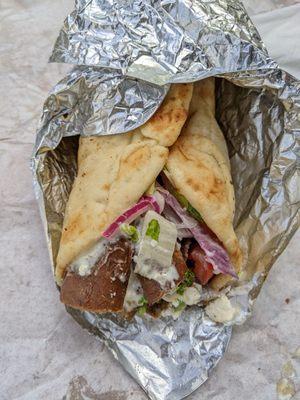 Super lamb gyro ($12)