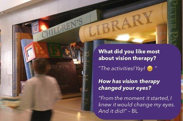 Vision Therapy Success Story!