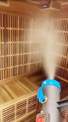 Saunas and steam rooms need frequent disinfecting to prevent mold,mildew and bacterial buildup.