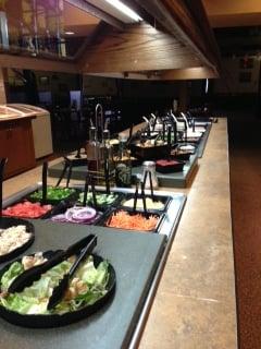 Fresh salad bar