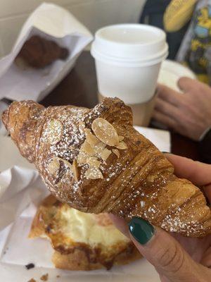 Almond croissant