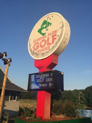 Severna Park Golf Center is located on north bound Ritchie Highway.