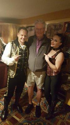 The Amazing Wallenda's, Nik and wife Enrendira, with Dr. Dan