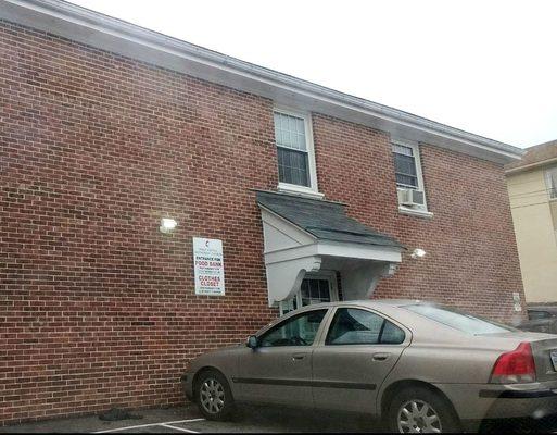 Located behind the church, Media Food Bank - First United Methodist Church, Media, PA