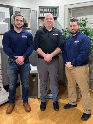 Mohawk Heating Sales Team 
 Kevin , Rob, Nick