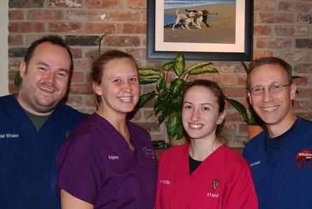 Dr. Daniel Whalen, Ashlee, Amanda and Dr. David Santisi - the original staff!