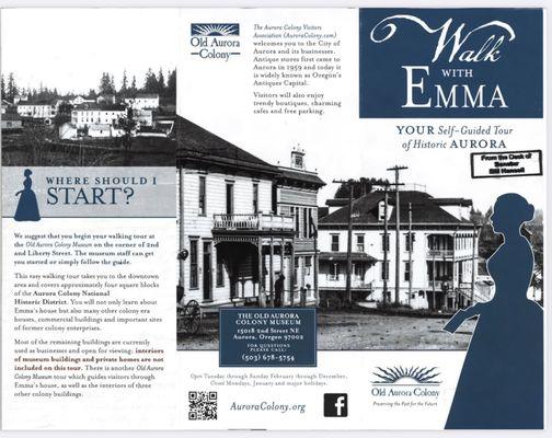 Part of the town's historic, self-guided town tour called the "Emma Walk" - found online