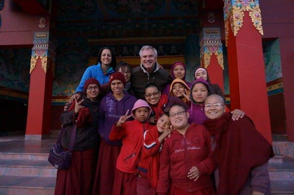 A great day providing Chiropractic care at a Tibetan Women's Monastery in India.