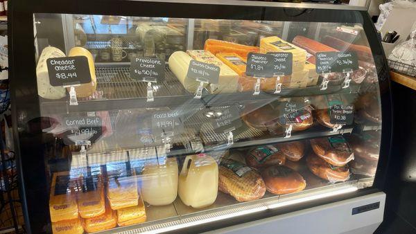 Deli meats and cheeses