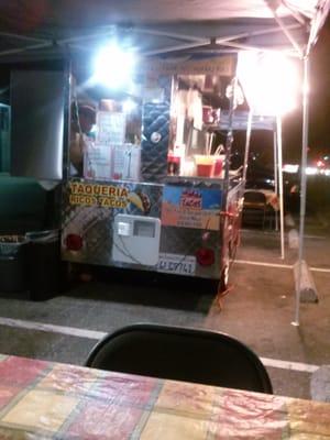 The mini taco stand