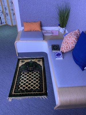 Clean prayer rugs and Quran. The best thing in the world is to worship God alone.