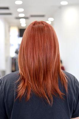 Whole Bleach + Reddish Orange by Sunnie