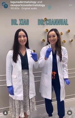 Dr Xiao and Dr Channual