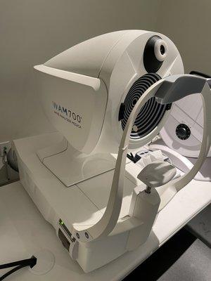 The Wave Analyzer Medica (WAM) collects measurements to help the optometrist better diagnose common eye disorders.