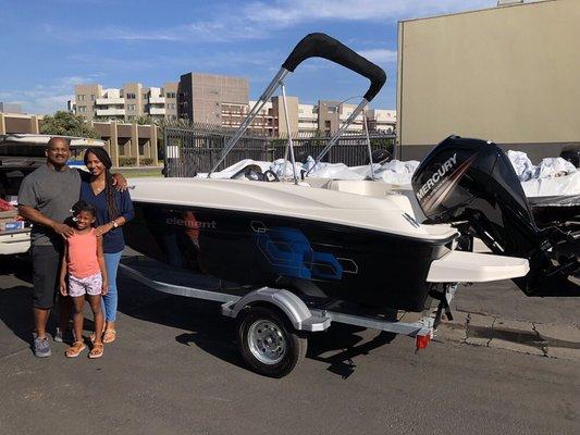 Thanks Mark for helping us buy our first boat EVER!!!