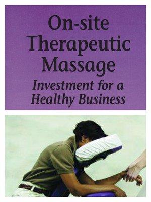 Massage in the workplace! Healthy investment in your most valuable resources!