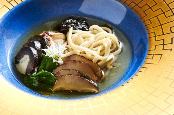 Longevity Noodle: Shiitake Mushroom, Dungeness Crab, Sea Cucumber