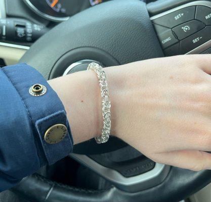 Bracelet I bought for my daughter at Diamond Mine.