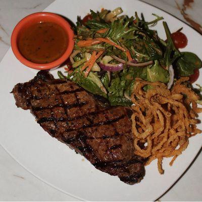 Ny Strip Steak & Salad