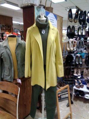 Noneillah fashion designer Naomi, style all of  First Presbyterian Church of Verona Thrift mannequins. Stop by and shop with us.