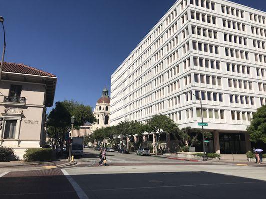 Our building. Corner of Colorado Blvd. and Garfield Ave. in Pasadena