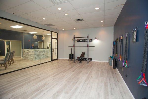 Mobility and corrective exercise room