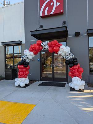 Grand Opening main entrance