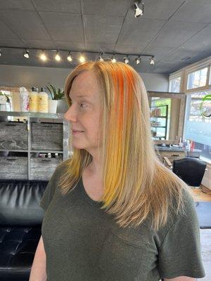 Fun summer color by Levi