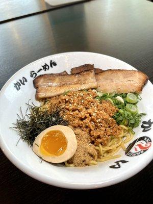 Mazesoba Dry Ramen ( Spice option available )