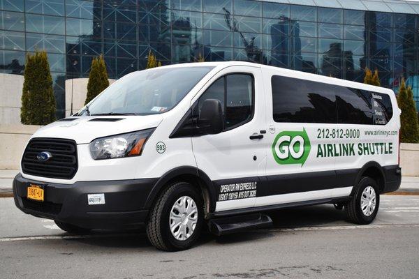 GO Airlink NYC, Manhattan, JFK LGA Newark airports, Share ride, Shuttle, private car service