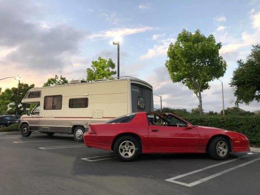 My Motorhome and 1989 IROC