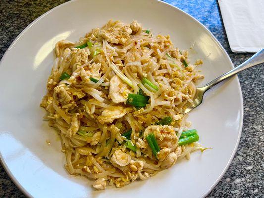 Chicken pad Thai