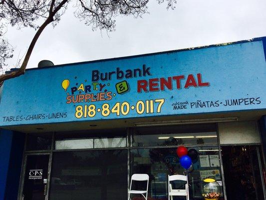 Burbank Party Supplies